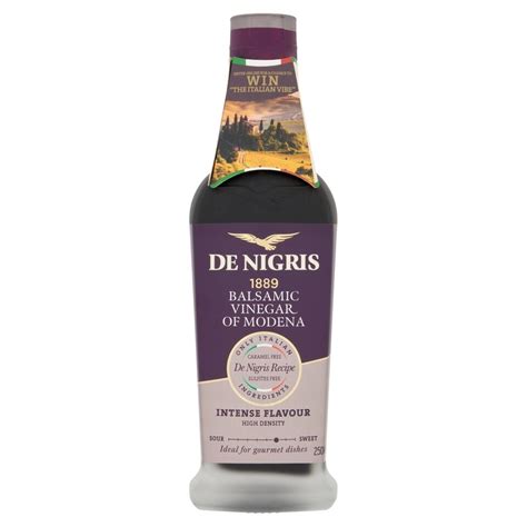 De Nigris Balsamic Vinegar Of Modena 250ml Tesco Groceries