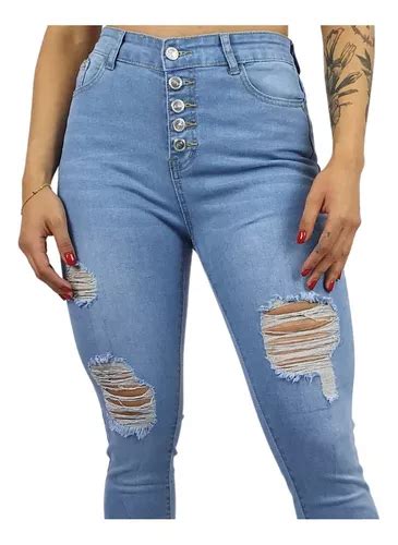 Jeans Mujer Mezclilla Stretch Corazon Levanta Pompa Push Up Envío gratis