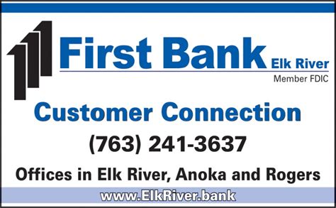 Customer Connection First Bank Elk River Rogers Mn