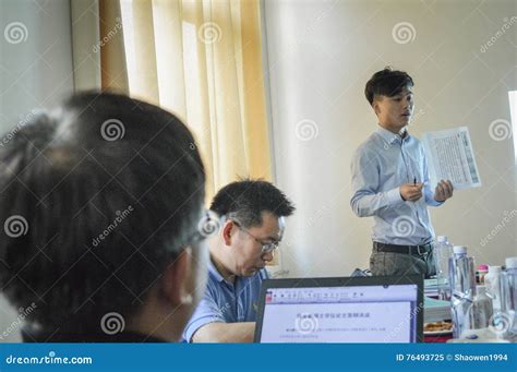 Chinese Student During The Presentation 2 Editorial Image Image Of