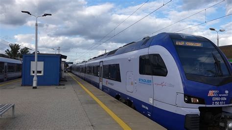 Warszawa Wschodnia IC 5326 train to Kraków Główny EMU Stadler Flirt