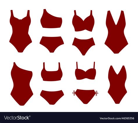 Lingerie Underpants And Bra Silhouette Royalty Free Vector