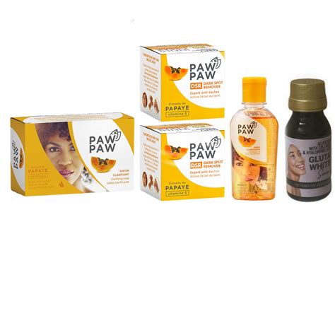 2 Paw Paw Dark Spot Remover Cream Soap Oil With Gluta Serum Shop