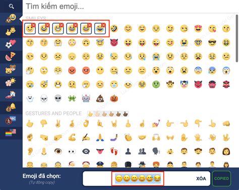 Facebook emoji copy paste really quickly