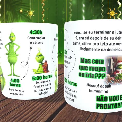 Arte Digital - Caneca Grinch Frases do Filme | Elo7