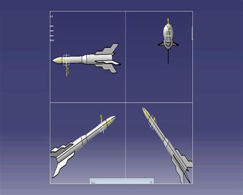 tancam modelling  rocket structure