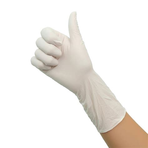 Powder-Free Latex Gloves - With White Color Option