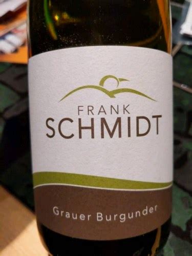 Frank Schmidt Grauer Burgunder Vivino Brasil