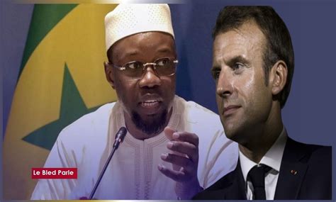 Ousmane Sonko à Macron Sans lAfrique la France serait encore une