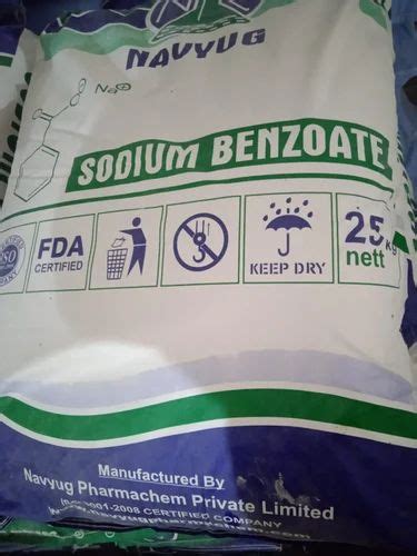 Navyug Sodium Benzoate Bag 25 Kg At Rs 90 Kg In Delhi ID 23833977433