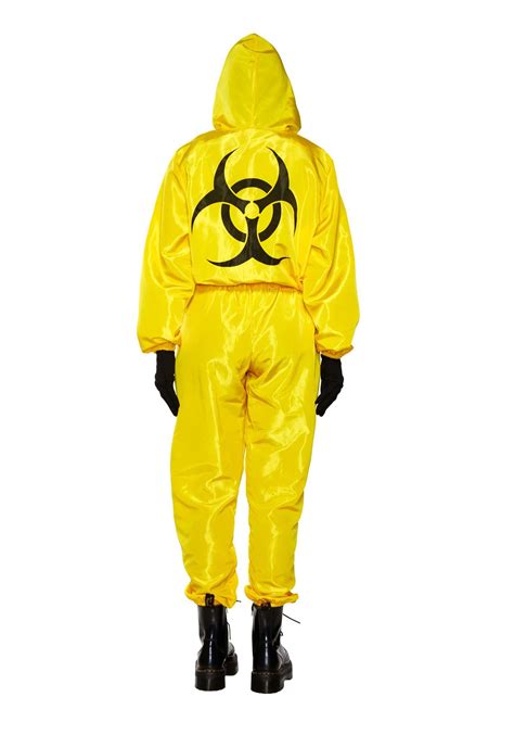 Yellow Hazmat Suit Womens Costume Uniform Costumes