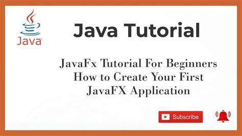 36 JavaFx Tutorial For Beginners How To Create Your First JavaFX