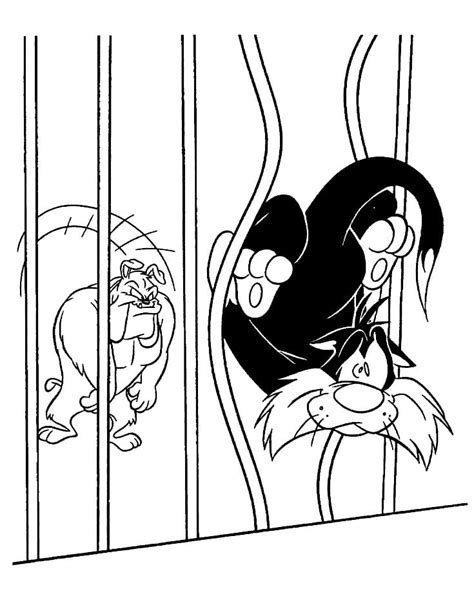 Baby Sylvester Coloring Pages