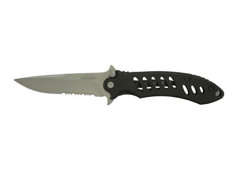 Remington Fast Large Folding Hunting Knife 3625 Serrated 440 Ss