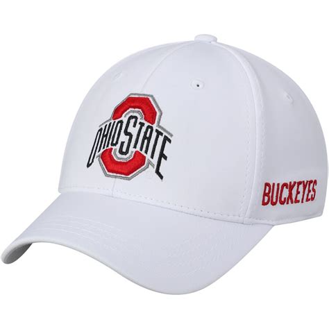 Ohio State Buckeyes Top Of The World Choice Flex Hat White