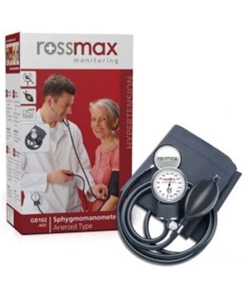 Sphygmomanometer Aneroid Rossmax With Free Stethescope Medstore