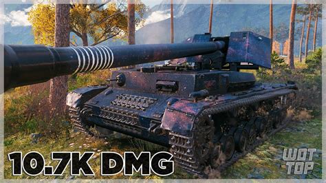 Waffentr Ger Auf Pz Iv K Damage Kills World Of Tanks Youtube