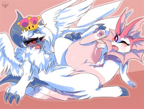 Rule 34 Absol Blush Bodily Fluids Duo Eeveelution Female Female