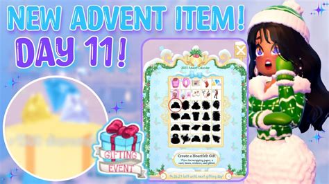 DAY 11 NEW ADVENT CALENDAR ITEM Save Up For BRAND NEW SET Roblox