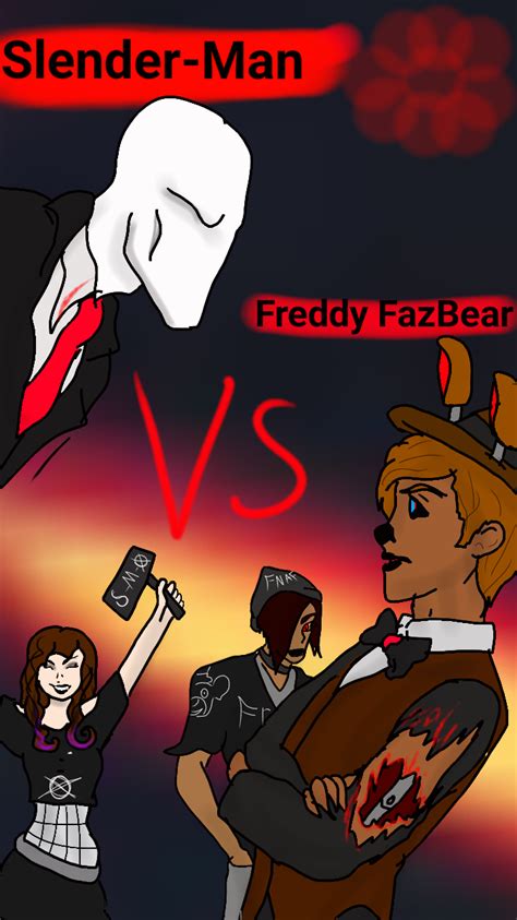 Freddy VS Slender-Man by sorazeldandspro on DeviantArt