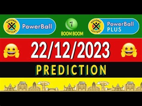 22 12 2023 SA Powerball And Power Ball Plus SA Powerball Prediction I