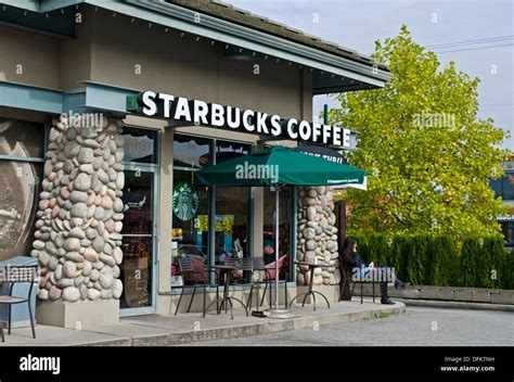 Exterior of a Starbucks coffee shop, located in Ironwood plaza in Stock ...