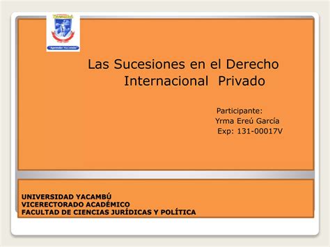 Tarea 3 Derecho Internacional Privado Ppt