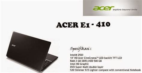 Harga Dan Spesifikasi Laptop Acer Tahun Terbaru Wordest Blogger