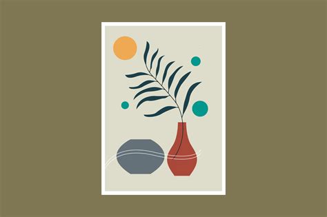 Flat Design Boho Wall Art Graphic By Selim Gdb Creative Fabrica