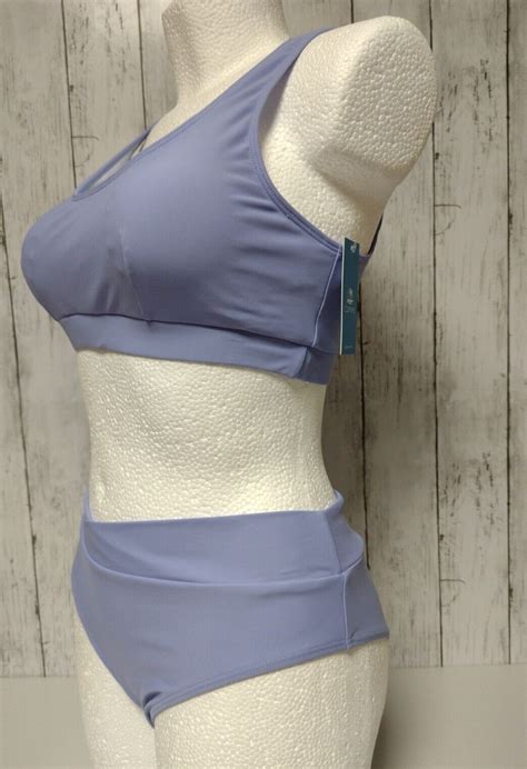 Damen Bikini Set Cupshe Lila Bustier Gr E M Ebay