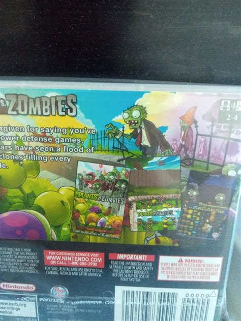 Nds Plants Vs Zombies 遊戲機 遊戲機遊戲 Playstation Carousell