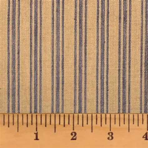 Heritage Navy Blue Ticking Stripe Homespun Fat Quarter Jubilee Fabric