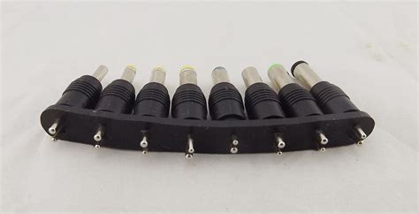 8Pcs 1 Lot Universal DC AC 2 Pin Plug Straight Charger Tip Power