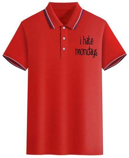 Męskie Polo Shirt Alfabet Krótki Rękaw Kołnierz Nieformalny 30675786158 Czerwony 4xl Ceny I