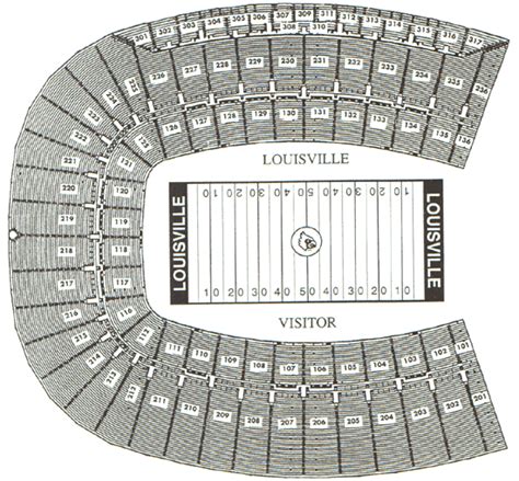 Cardinal Stadium Seating Chart Louisville | Elcho Table