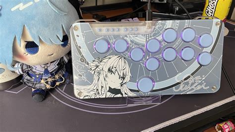 First Stickless with some Suisei Art [Snackbox Micro] : r/fightsticks