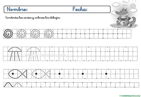 Fichas De Grafomotricidad Para Imprimir 4 Y 5 Años Web Del Maestro