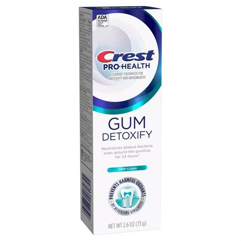 Crest Pro Health Gum Detoxify Toothpaste Deep Clean Shop Toothpaste At H E B