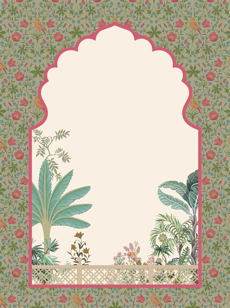 Traditional Mughal Frame Wallpaper Artofit