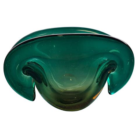 Seguso Murano Glass S Clam Shaped Shell Bowl Italy For Sale At Stdibs