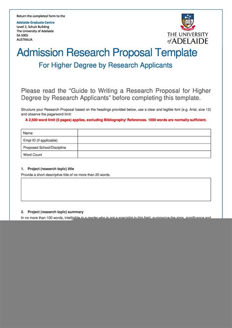 Choose From 40 Research Proposal Templates And Examples 100 Free