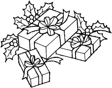 Christmas Ts Coloring Pages To Kids