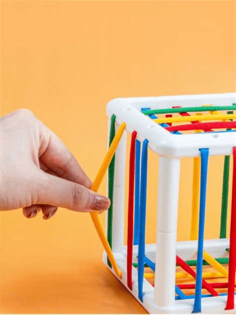 Bebé en forma de Juguete montessori sensorial cubo clasificación