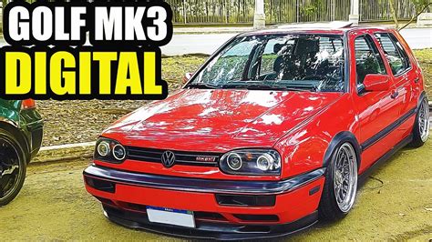 Golf Mk3 Digital Glx 1996 Red Apple Todos Os Detalhes Youtube