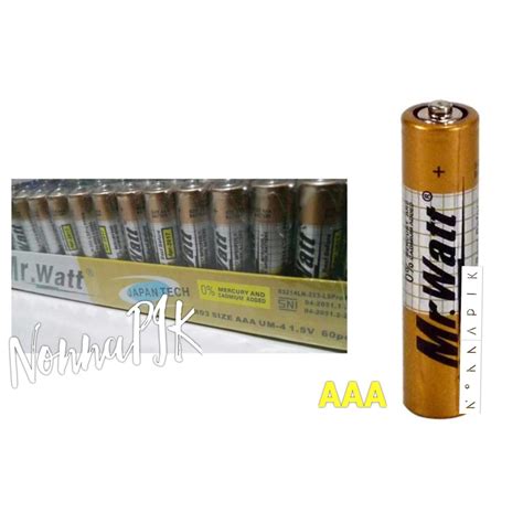 Jual Baterai Battery Batre AAA A3 Anti Bocor MR WATT Shopee Indonesia