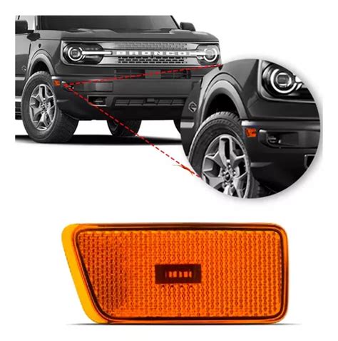 Lanterna Pisca Lateral Ford Bronco Sport 2021 2022 Ambar Parcelamento