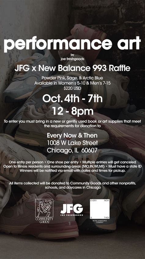 Joe Freshgoods X New Balance Performance Art Release Date Sbd