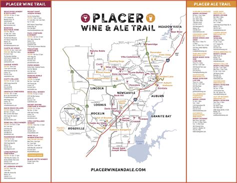 Wine And Ale Trails Of Placer County Visit Northern California Wine