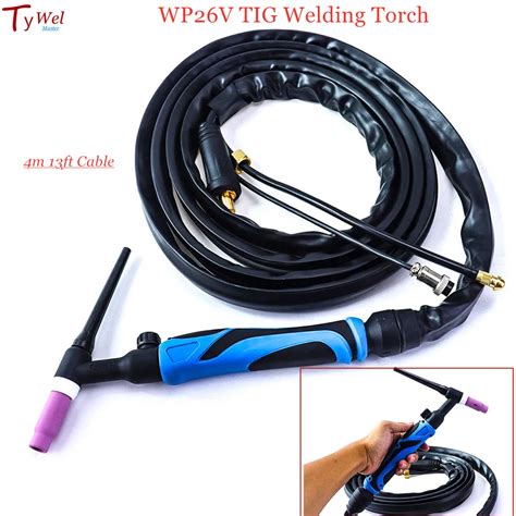 Torche De Soudage Arc En Tungst Ne Torche Gaz GTAW WP26V Vanne Argon De