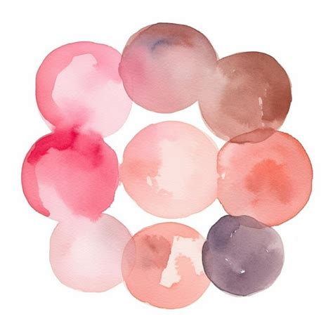 Premium AI Image A Circle Of Pink And Purple Paint